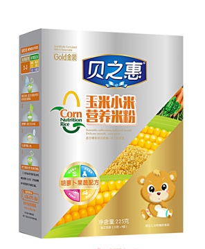 贝之惠玉米小米营养米粉盒装