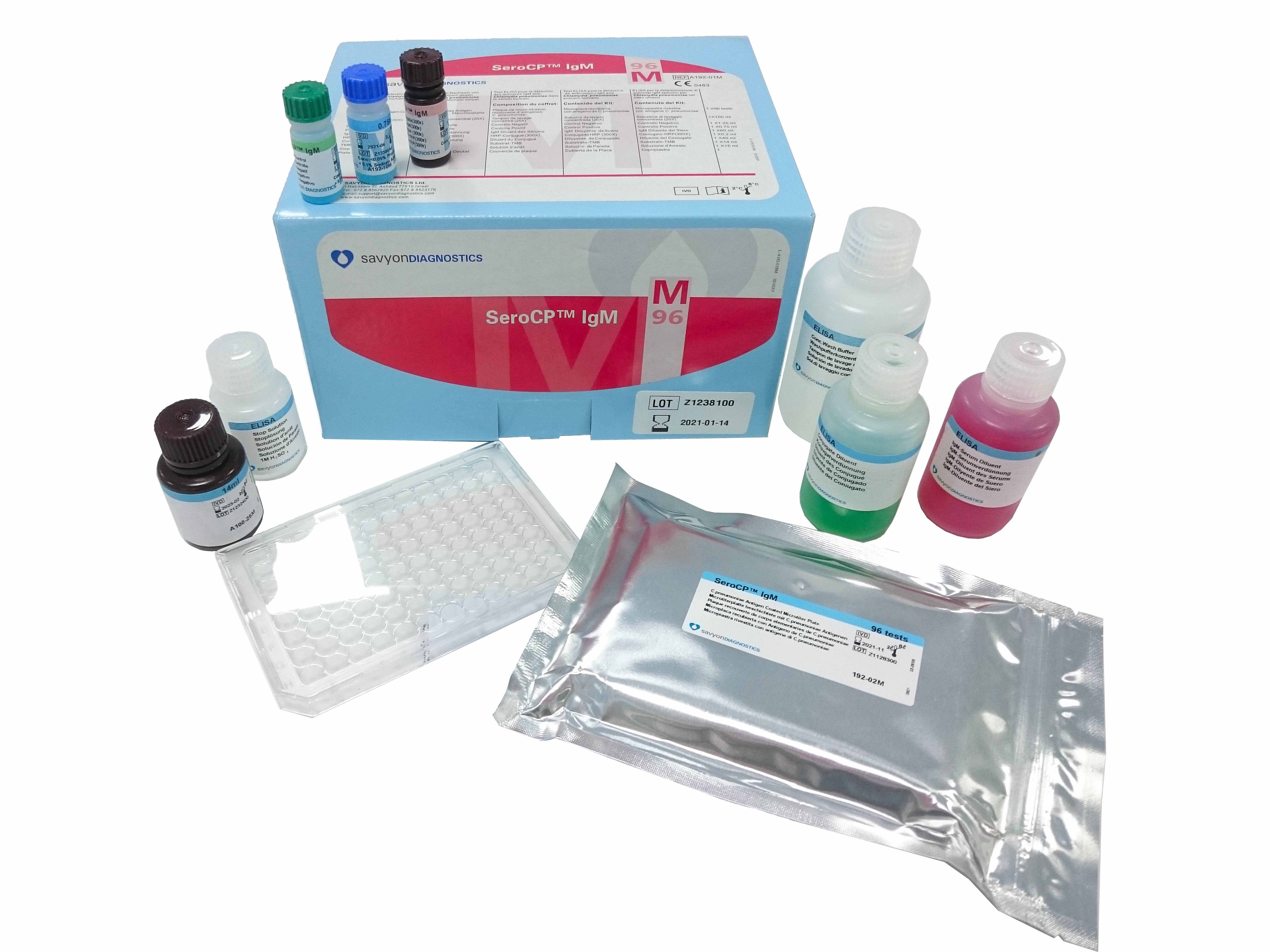 肺炎衣原体抗体IgM检测试剂盒（酶联免疫法）